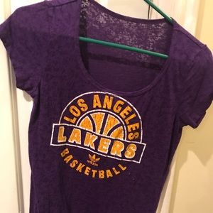 Medium Purple Lakers T-shirt